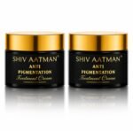 Pack of 2 (60 Days Course) - Shiv Aatman Anti Pigmentation Cream for Cure of Melasma, Hyperpigmentation, Dark  Spots, Sunburn, Tanned, Damaged Skin. 100% Results
